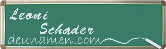 Leoni Schader Visitenkarte
